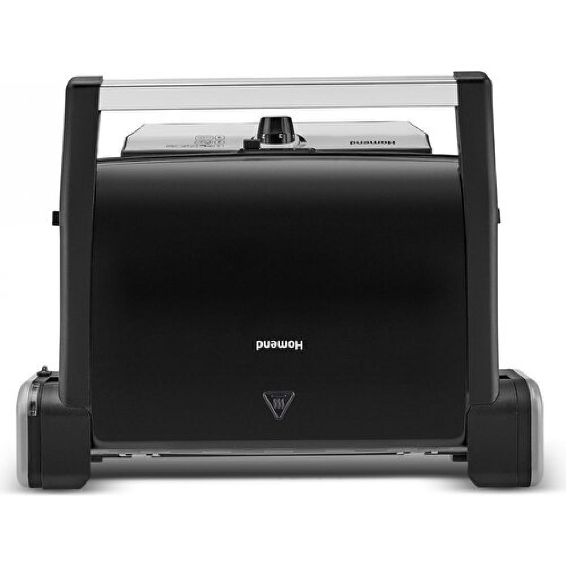 Homend Toastbuster 1381H Siyah Silvet Tost Makinesi