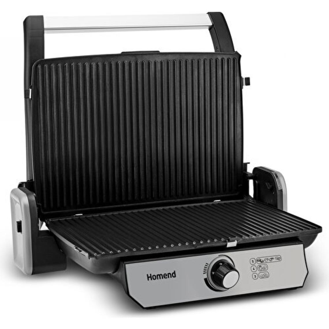 Homend Toastbuster 1381H Siyah Silvet Tost Makinesi