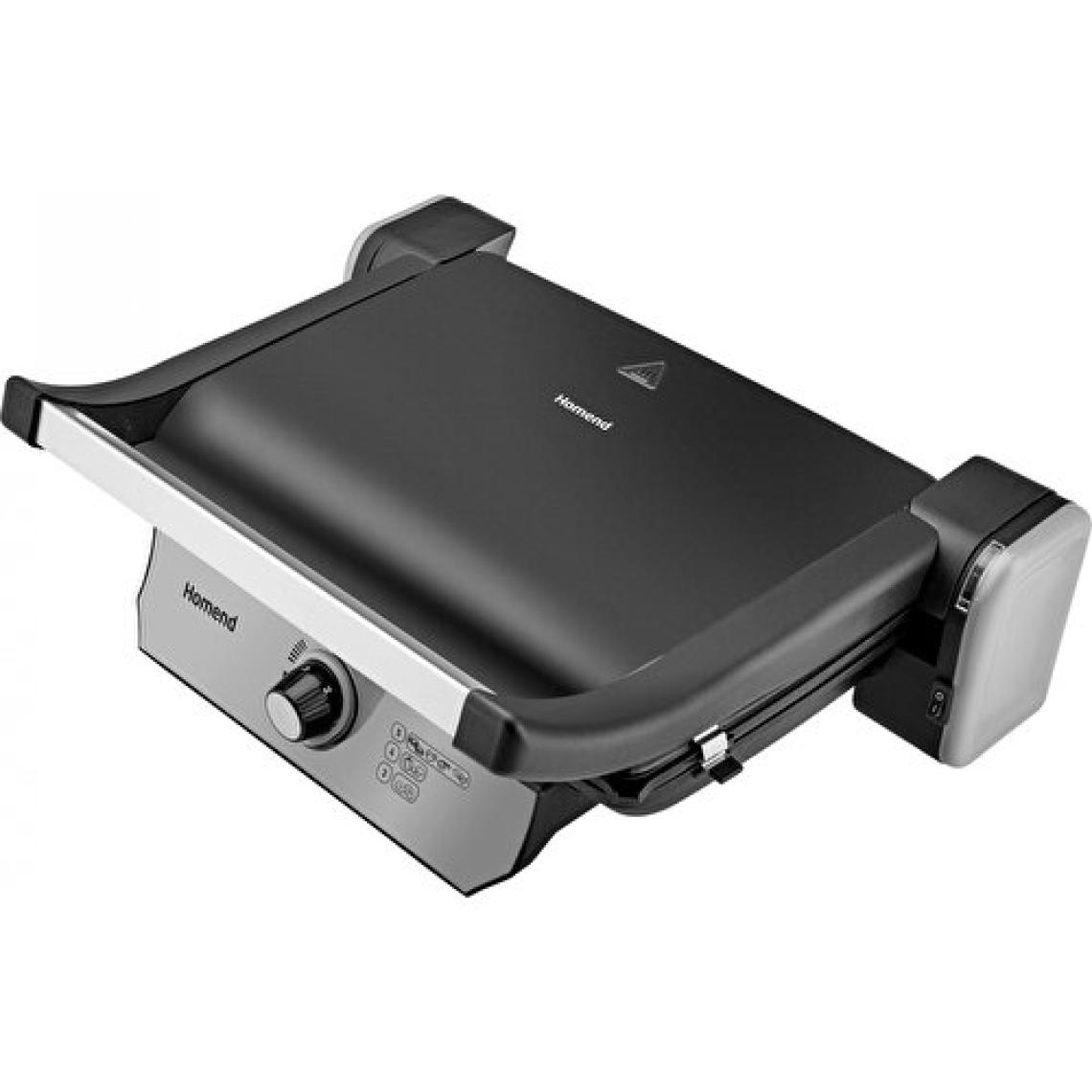 Homend Toastbuster 1381H Siyah Silvet Tost Makinesi