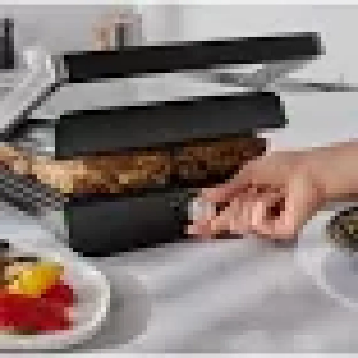 Homend Grilliant 1356H Inox Gövdeli Döküm Plakalı Tost ve Izgara Makinesi