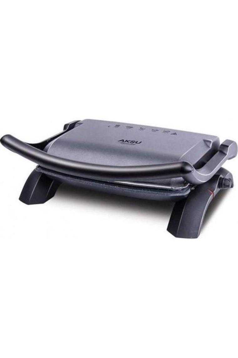 Aksu T28-E Tostadoy Granit Antrasit 1800 W Tost Makinesi