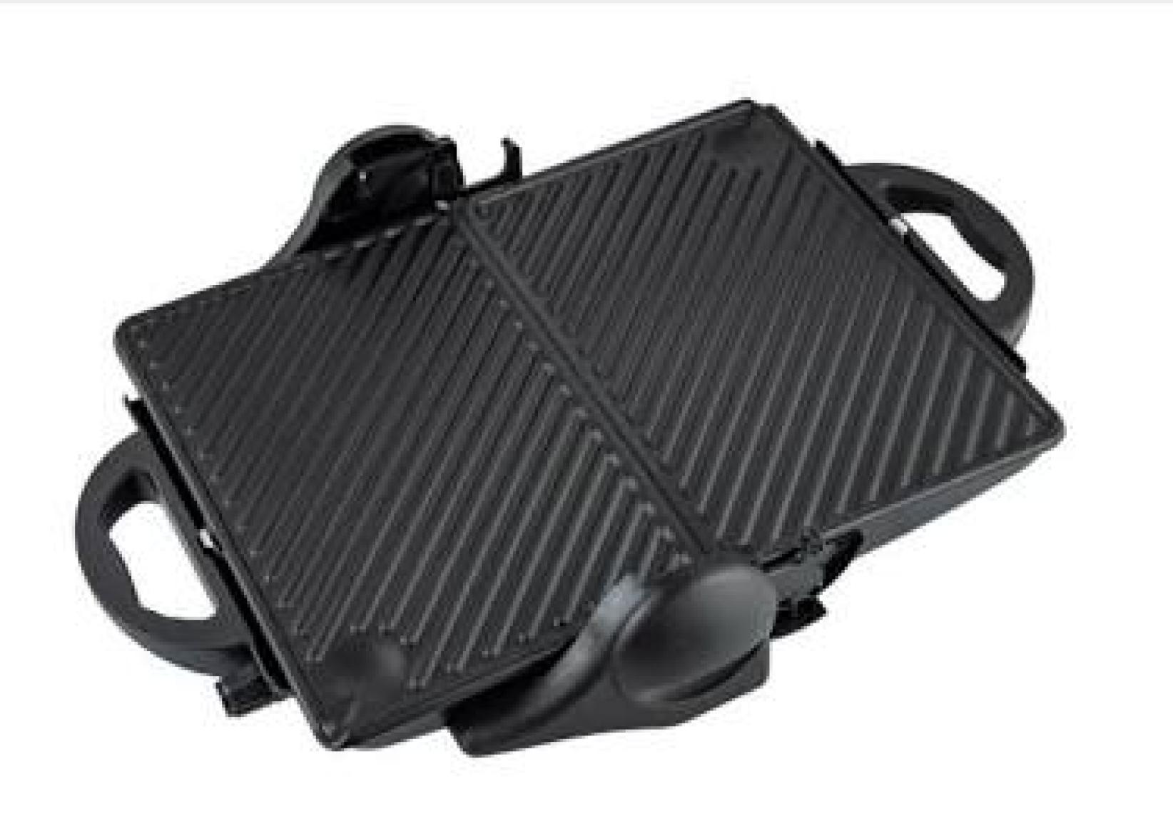 Awox Orion Tost Ve Izgara Makinesi 180° Açılabilir 1800w Siyah