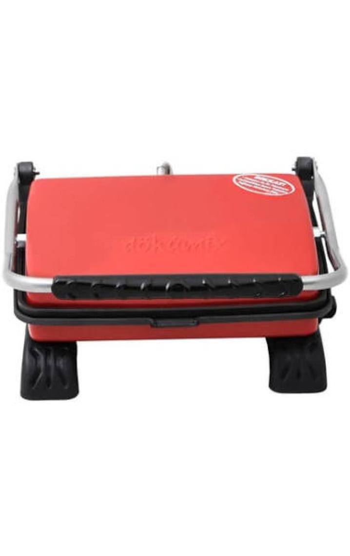 Dökümix Döküm Organik Tost Makinesi 1800W Kırmızı Ev Tipi