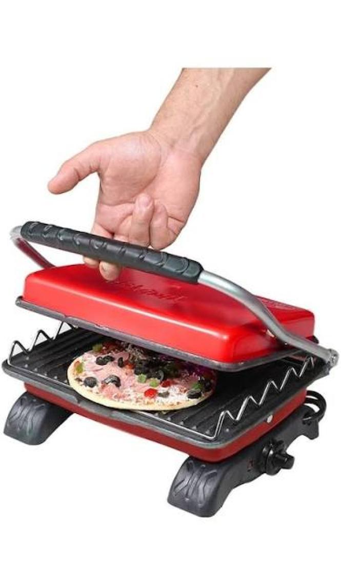 Dökümix Plus Organik Demir Döküm Izgara & Tost Makinası Lila Izgara Aparatlı&fırçalı