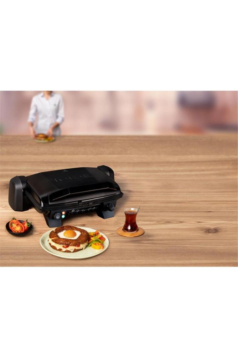 Tefal Toast Expert 4 Dilim Kapasiteli 1800 Watt Izgara ve Tost Makinesi - Siyah
