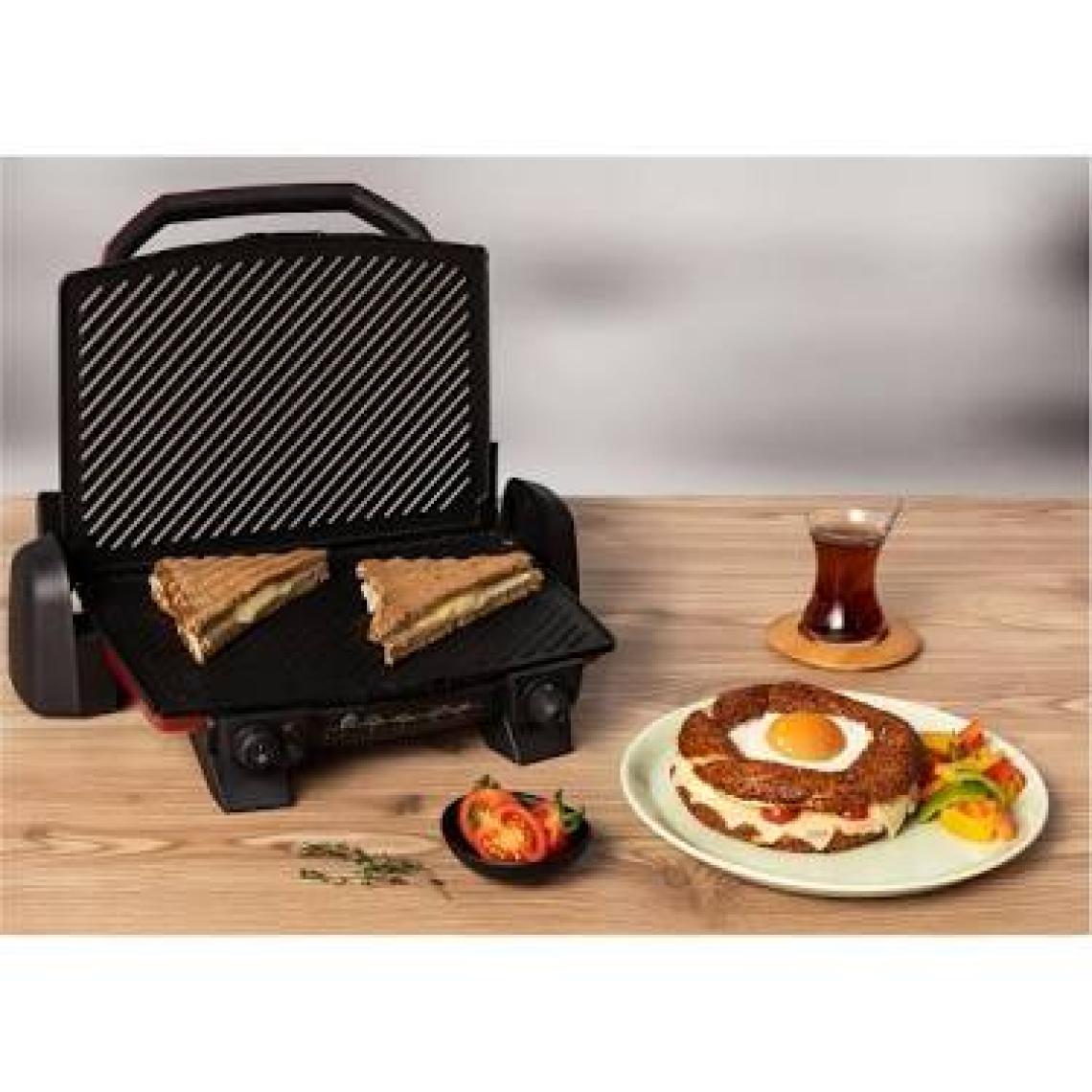 Tefal Toast Expert 4 Dilim Kapasiteli 1800 Watt Izgara ve Tost Makinesi - Kırmızı