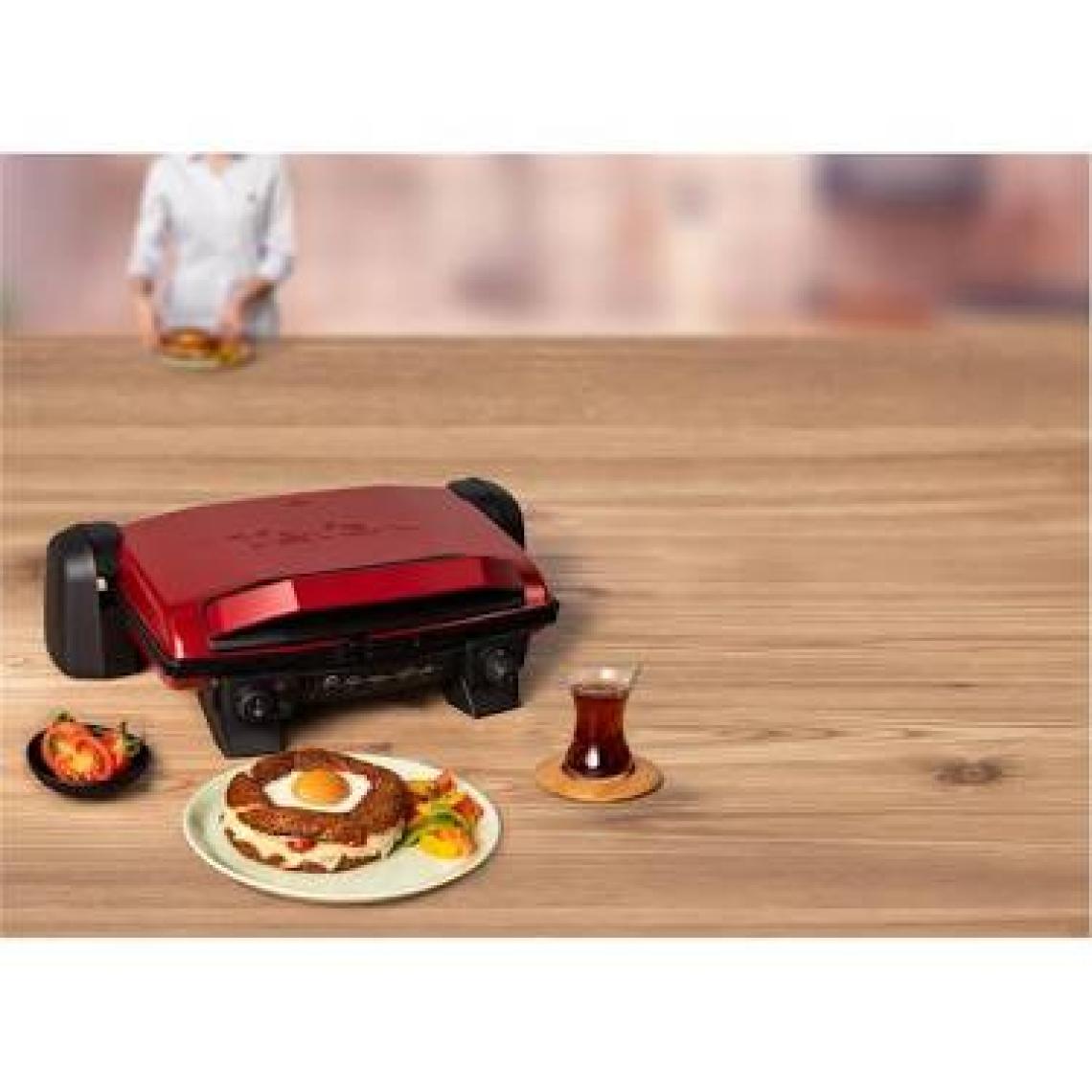Tefal Toast Expert 4 Dilim Kapasiteli 1800 Watt Izgara ve Tost Makinesi - Kırmızı