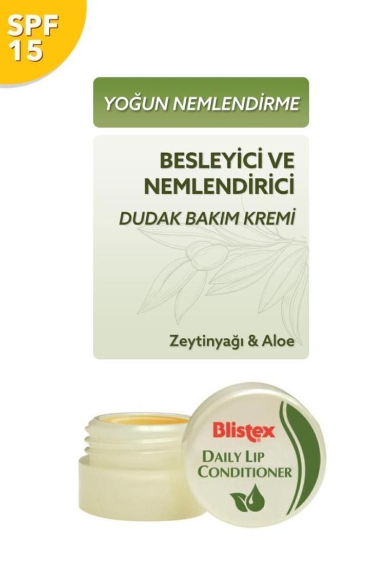 Daily Lip Conditioner - Yoğun Nemlendirme Etkili Günlük Dudak Bakım Kremi Spf15