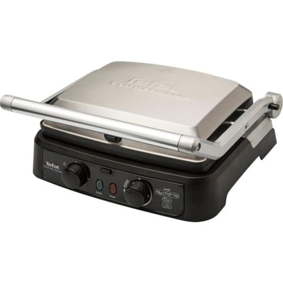 Tefal Grill Gourmet Minute 2000 Watt Paslanmaz Çelik Izgara & Tost Makinesi - 9100029276