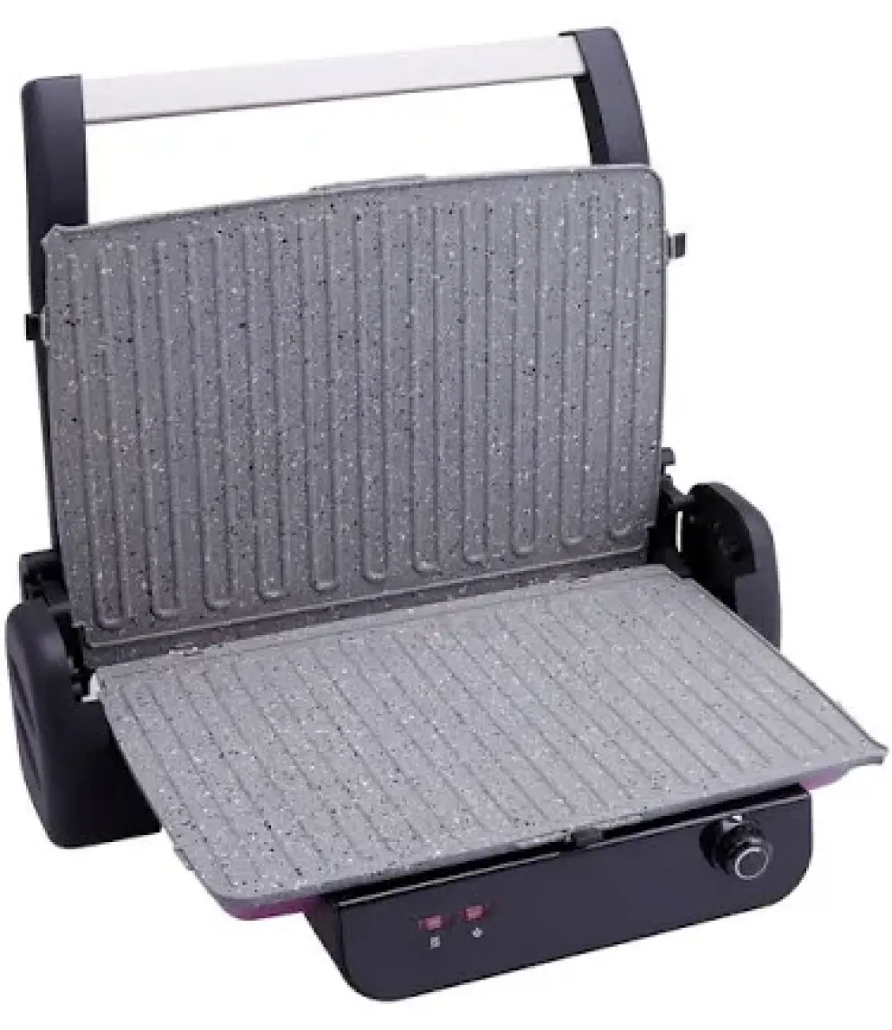 Cookplus Prestige Granit Izgara ve Tost Makinesi Pink