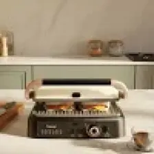 Fressi FR-TM01 Vintage Retro Izgara ve Tost Makinesi 6 Dilim Kapasiteli 2000W