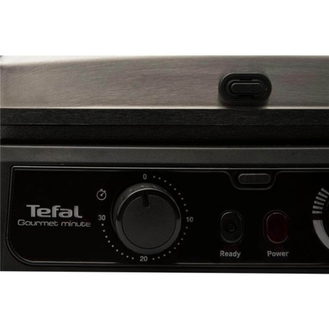 Tefal Grill Gourmet Minute 2000 Watt Paslanmaz Çelik Izgara & Tost Makinesi - 9100029276