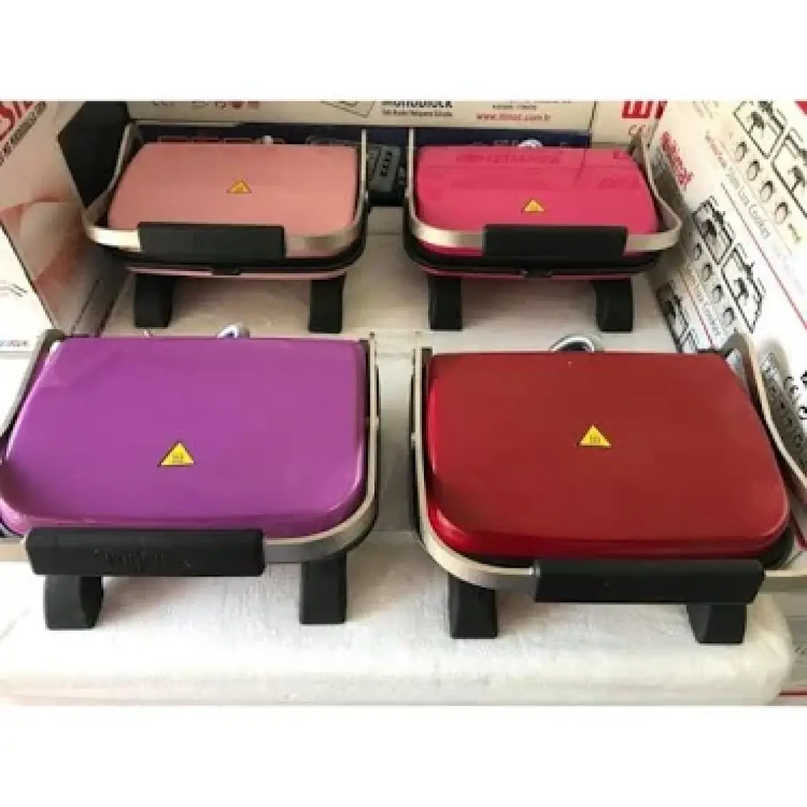 Tuğra Döküm Ev Tipi Tost Makinesi - Mor