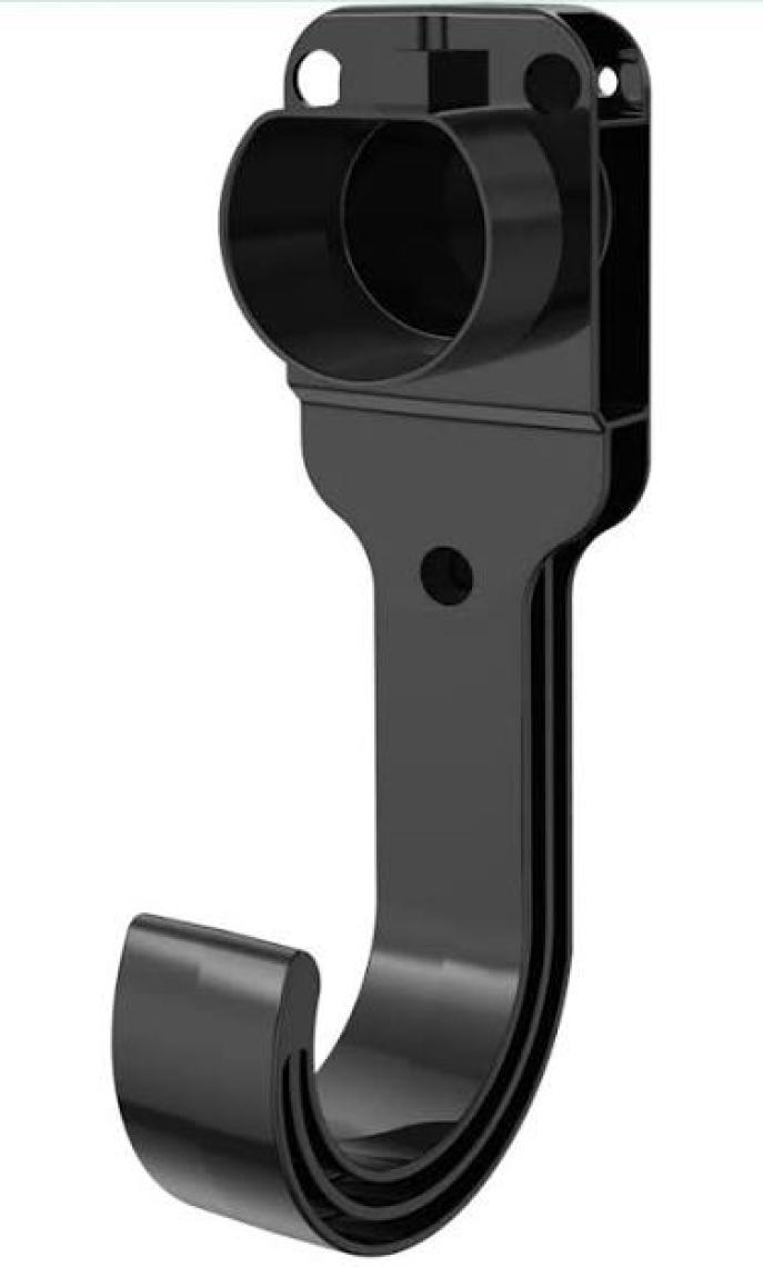 Egnio Type2 Ev Holder''black'' / Elektrikli Araç Tip2 Soket Uyumlu Kablo Toparlayıcı''siyah''