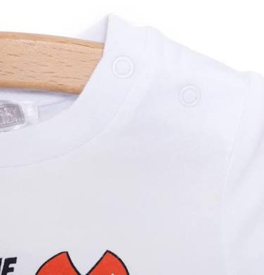 Hellobaby Basic Erkek Yengeç Baskılı Şortlu Takım Erkek Bebek