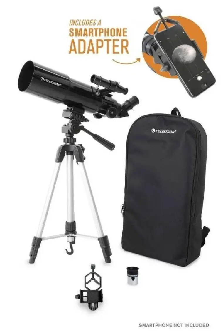 Celestron ​celestron 22030 Travel Scope 80 Portable Teleskop ve Smartphone Adaptör