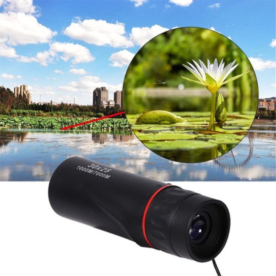 Sunsky 30X25 Mini Taşınabilir Optik Monoküler Teleskop Beyaz