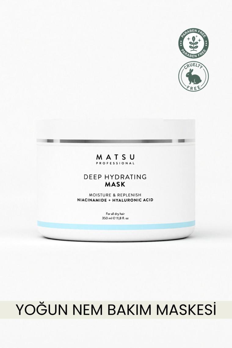 Deep Hydrating Kuru Saçlar Için Yoğun Nem Maskesi 350ml