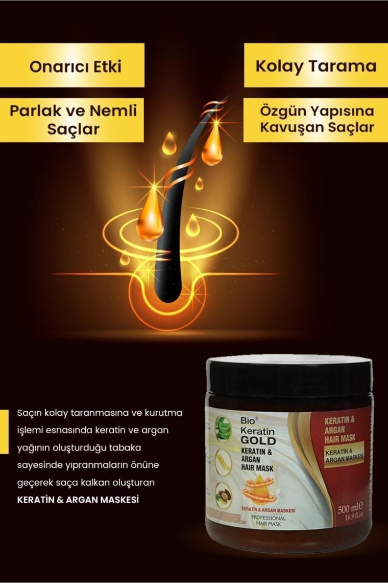 Argan&keratin Yağlı Saç Bakım Maskesi 500 Ml