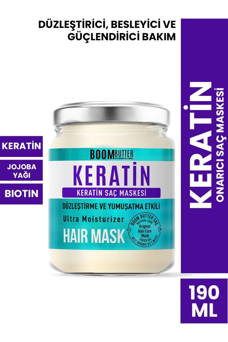 Güçlendirici Onarıcı Keratin Saç Maskesi 190 ml