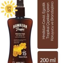 Hawaııan Tropıc Koruyucu Ve Bronzlaştırıcı Yağ Spf 15