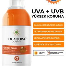 Nemlendirici Besleyici Yüz Ve Vücut Güneş Kremi 50spf (Vİ?TAMİ?N E UVA UVB) 100ml Tüp