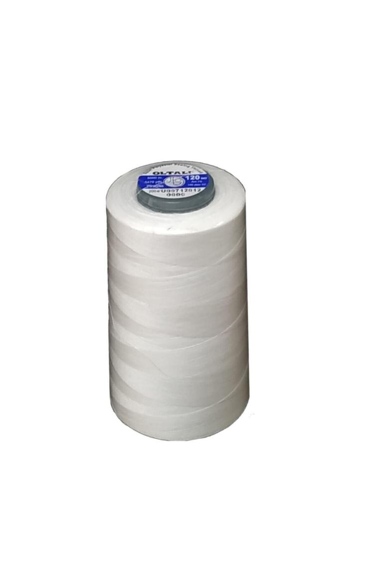 Beyaz Polyester Dikiş Ipi 120no 5000mt