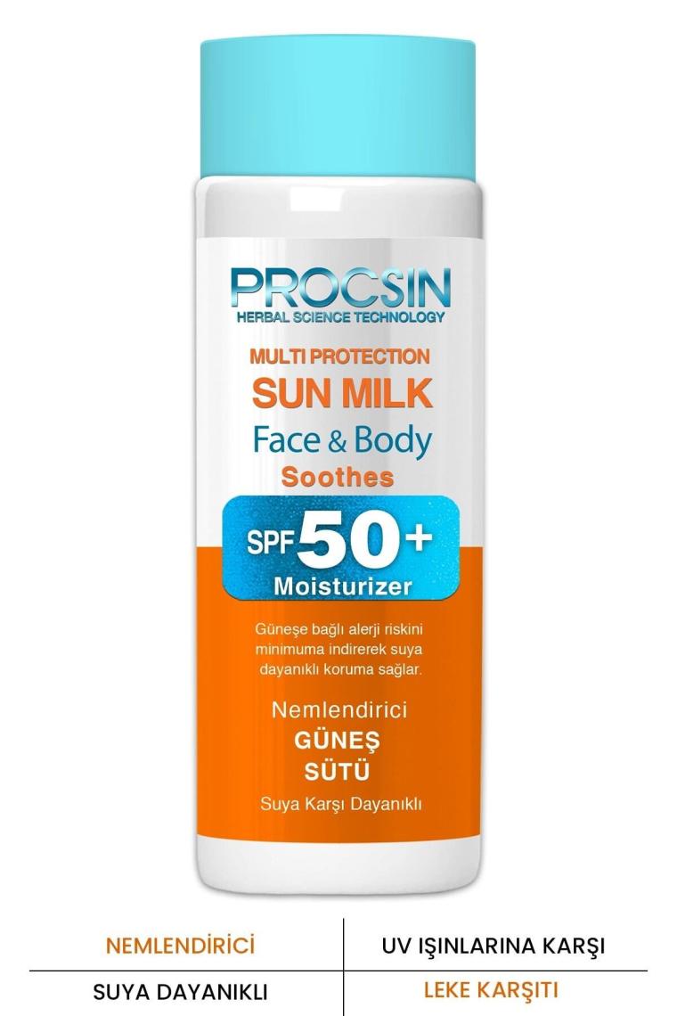 Spf50 Yüksek Koruyucu Yoğun Nemlendirici Güneş Sütü 100 ml