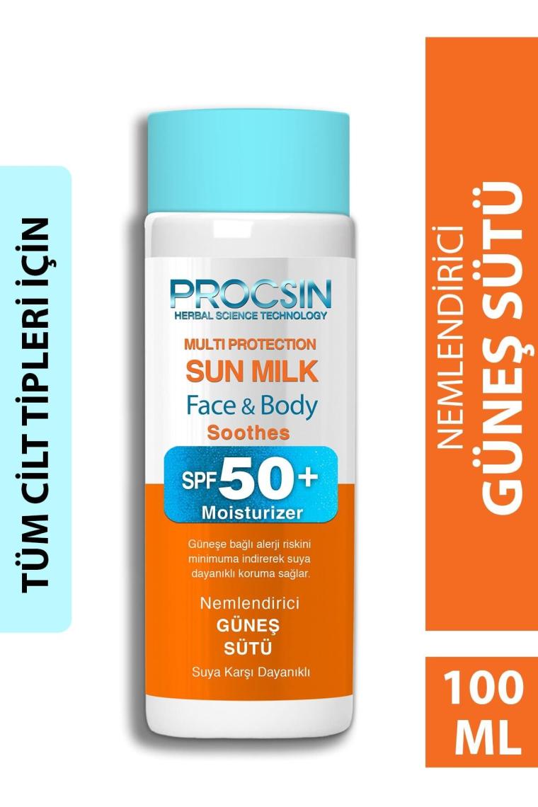 Spf50 Yüksek Koruyucu Yoğun Nemlendirici Güneş Sütü 100 ml