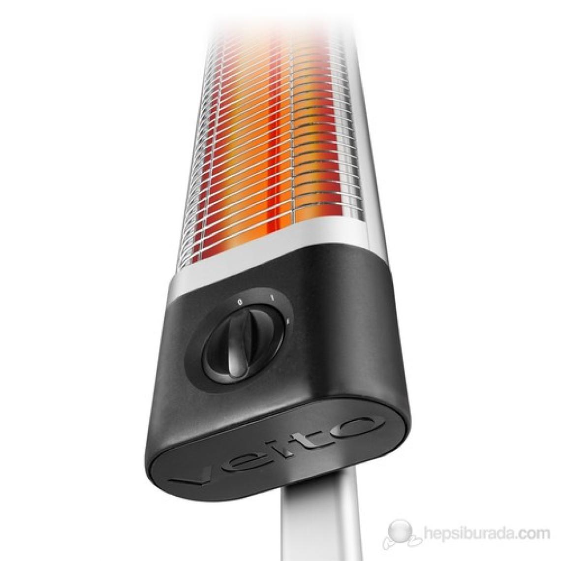 Veito CH1800XE Siyah 1700 W Kule Tipi Karbon Isıtıcı