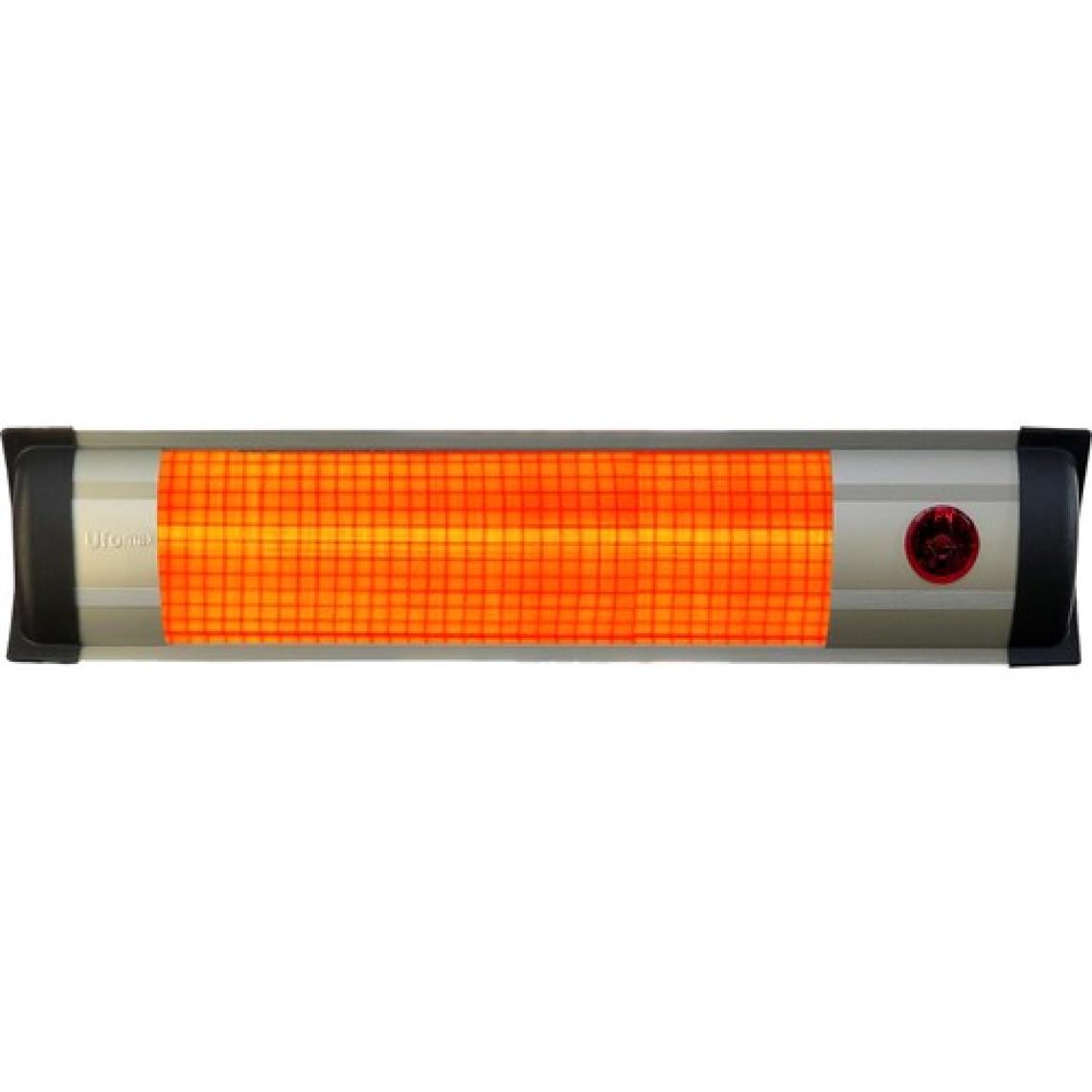 UFOMAX Wall Duvar Tipi Uzaktan Kumandalı -FÜME- 1800W Carbonmatic Isıtıcı (4 KADEMELİ) - ALÜMİNYUM GÖVDE CC-745