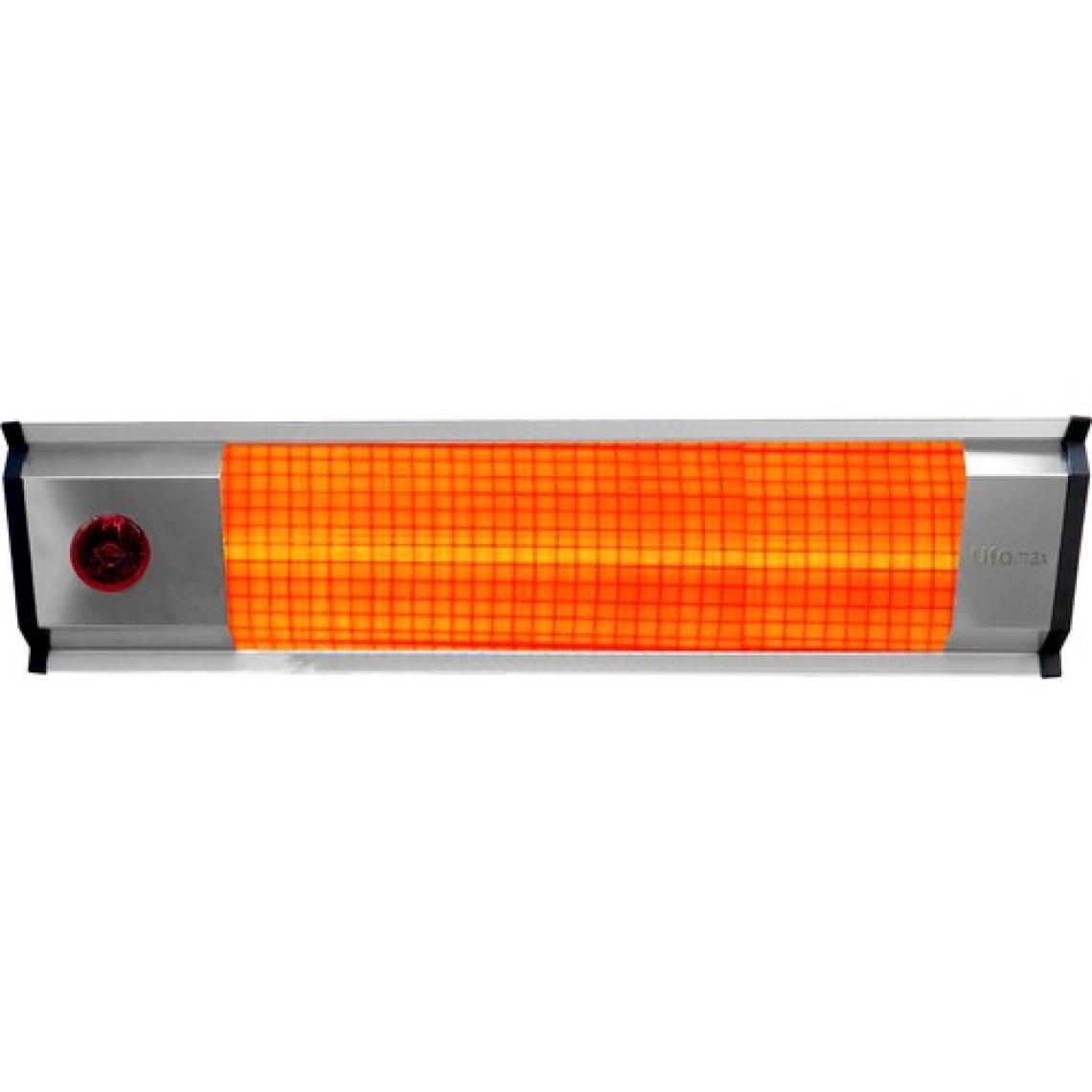 UFOMAX Wall Duvar Tipi UK (Uzaktan Kumandalı) (2 KADEMELİ) 1800W Carbonmatic Elektrikli Isıtıcı  INOX - UC-470