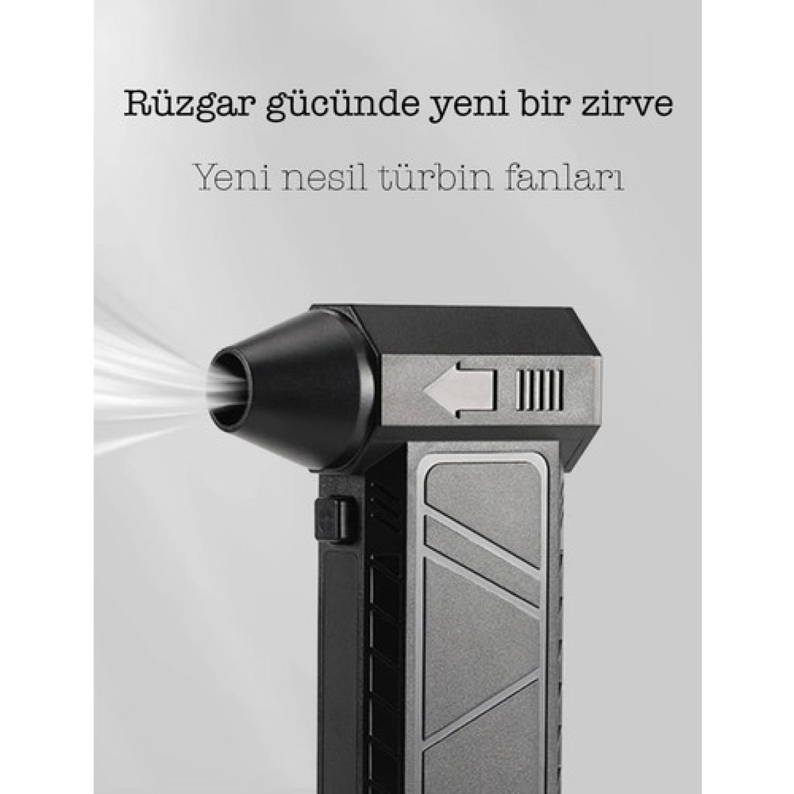 Violet Mini Turbo Jet Fan | Turbo Jet Fanı 130000RPM Yüksek Hızlı Kanal Fanı Güçlü Hava Üfleyici