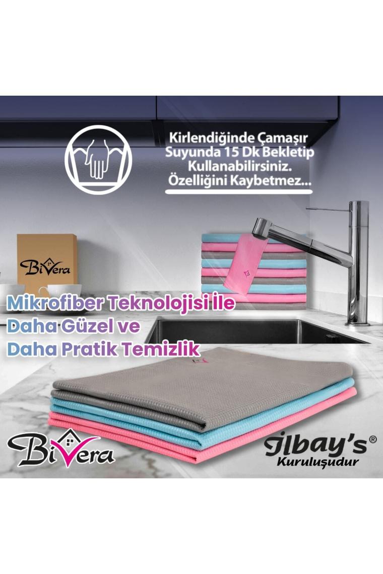 3 Lü 40x60 Cm Mikrofiber Temizlik Bezi