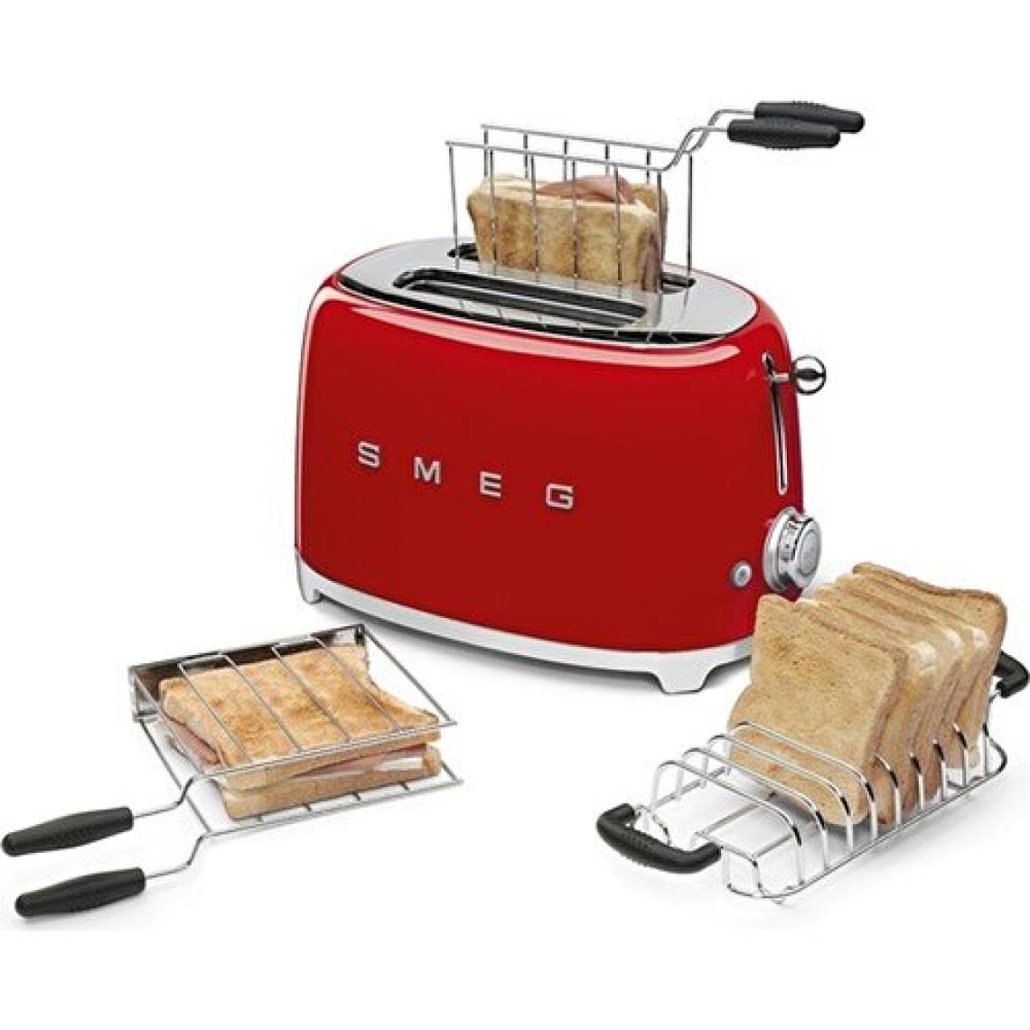 Smeg TSF01RDEU Ekmek Kızartma Makinesi Kırmızı