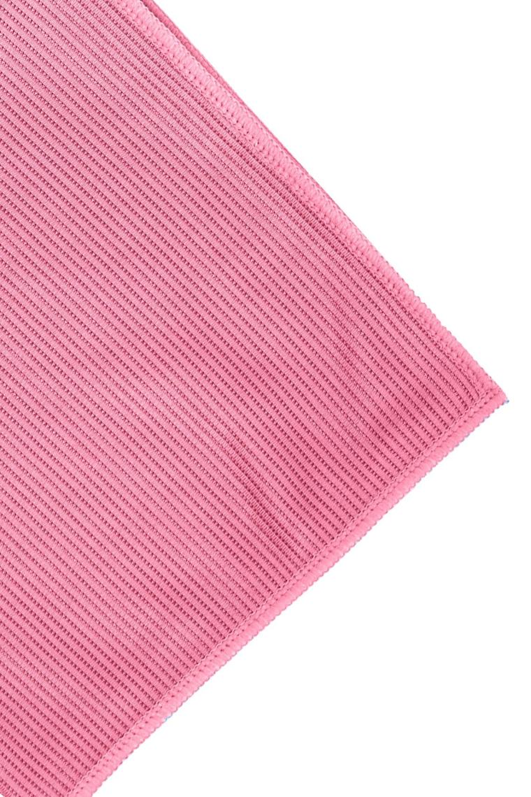 Mikrofiber 40x40cm 2li Zor Kir Ve Yağ Temizlik Bezi - Pembe