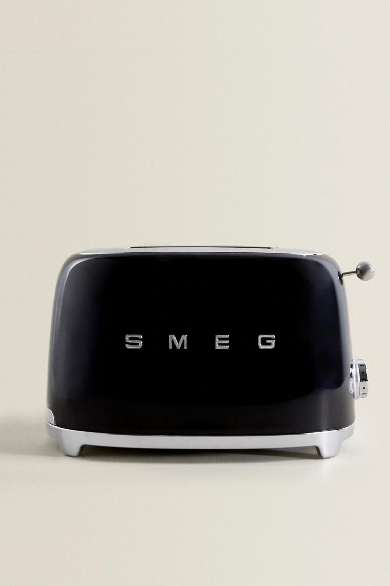 Smeg 2X1 Ekmek Kızartma Siyah Tsf01Bleu