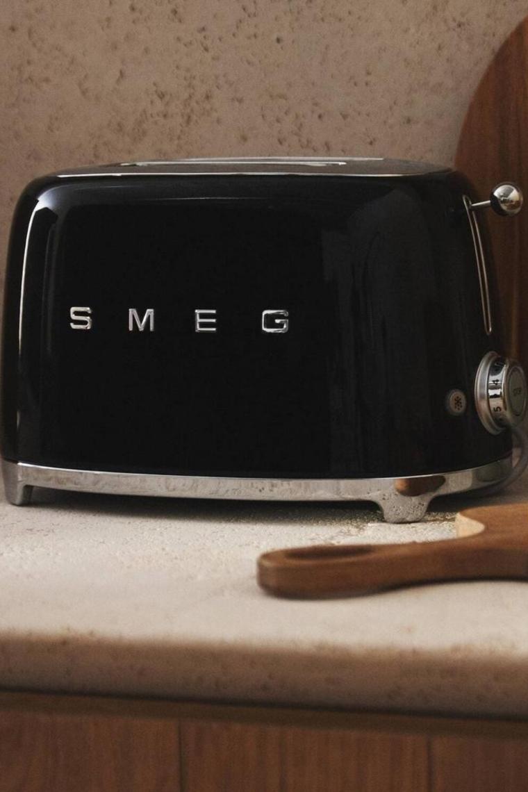 Smeg 2X1 Ekmek Kızartma Siyah Tsf01Bleu