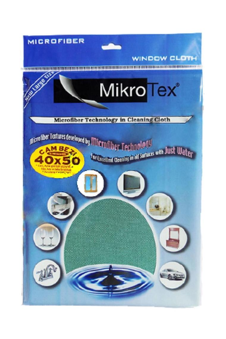 Mikrofiber Cam Bezi Ve Temizlik Bezi 40x50 Cm. Yeşil