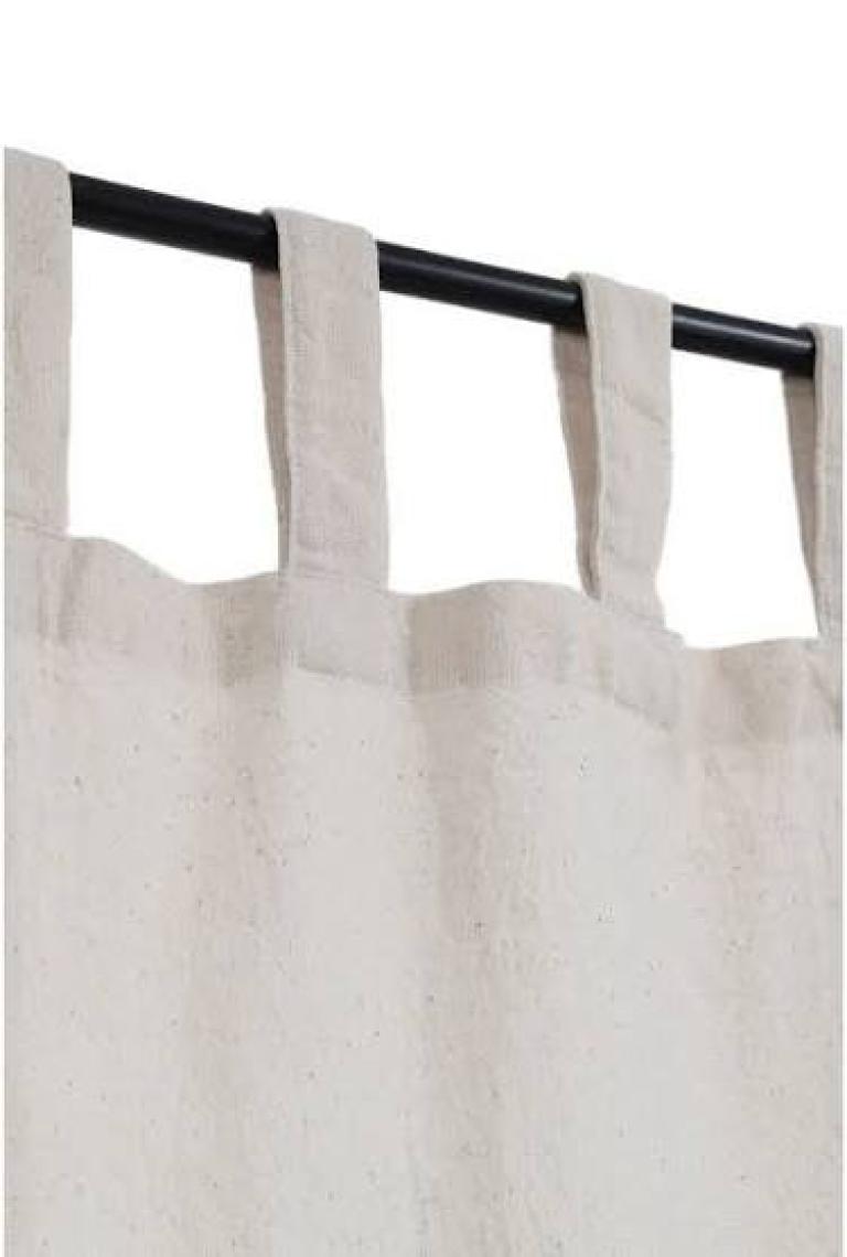 Bedinn Naturel Perde Rustik Pileli Vintage 100x185 cm