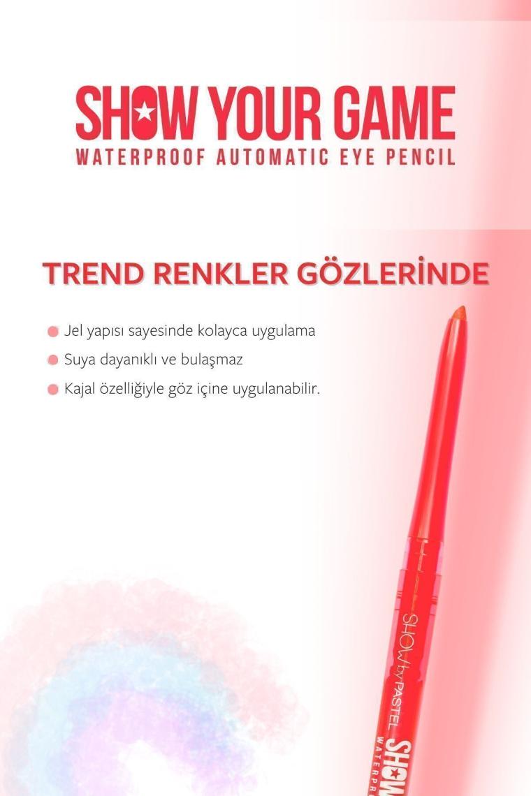 Show Your Game Waterproof Gel Eye Pencil - Jel Göz Kalemi 409