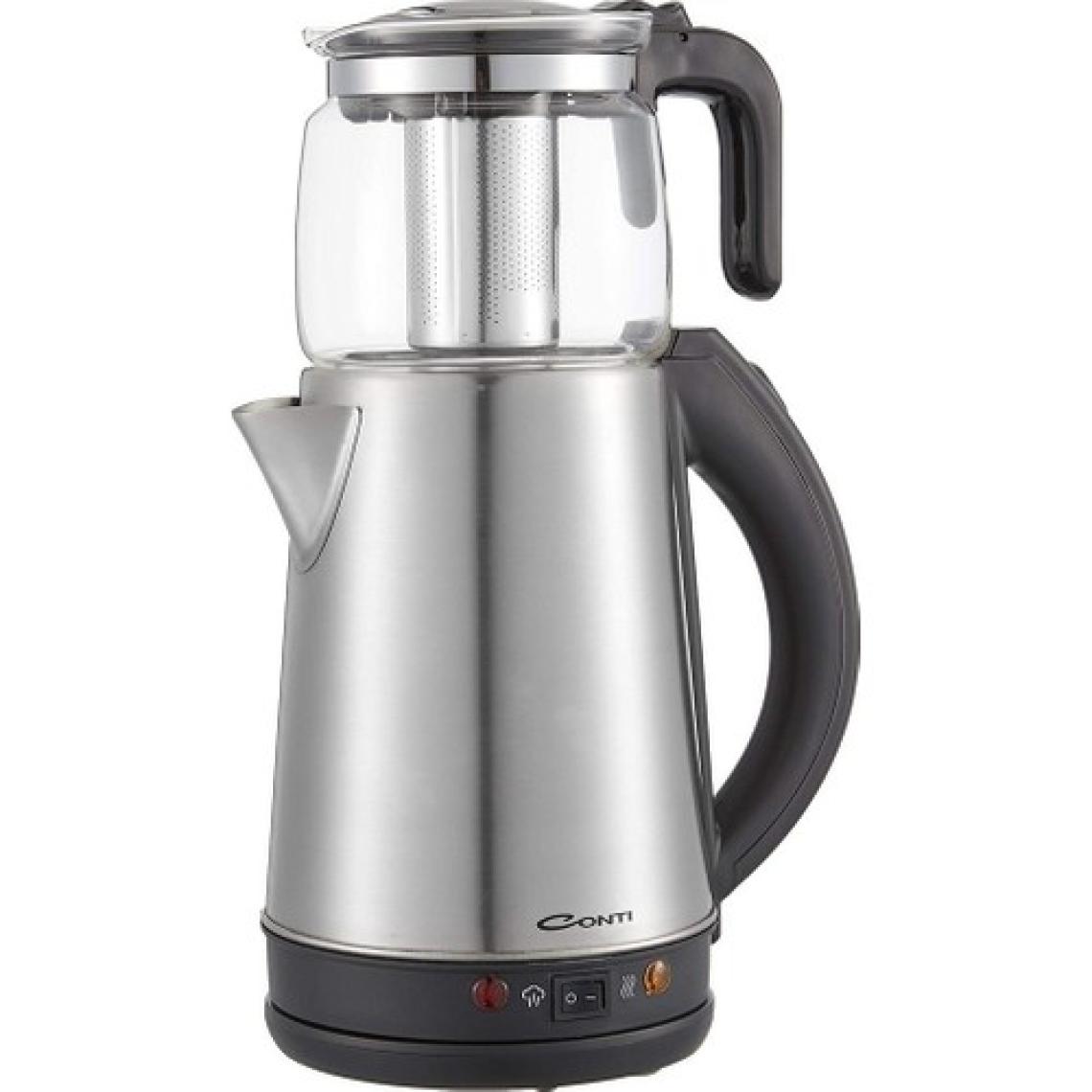 Conti CTM-100 Contea Glass 1800 W Cam Demlikli Çay Makinesi