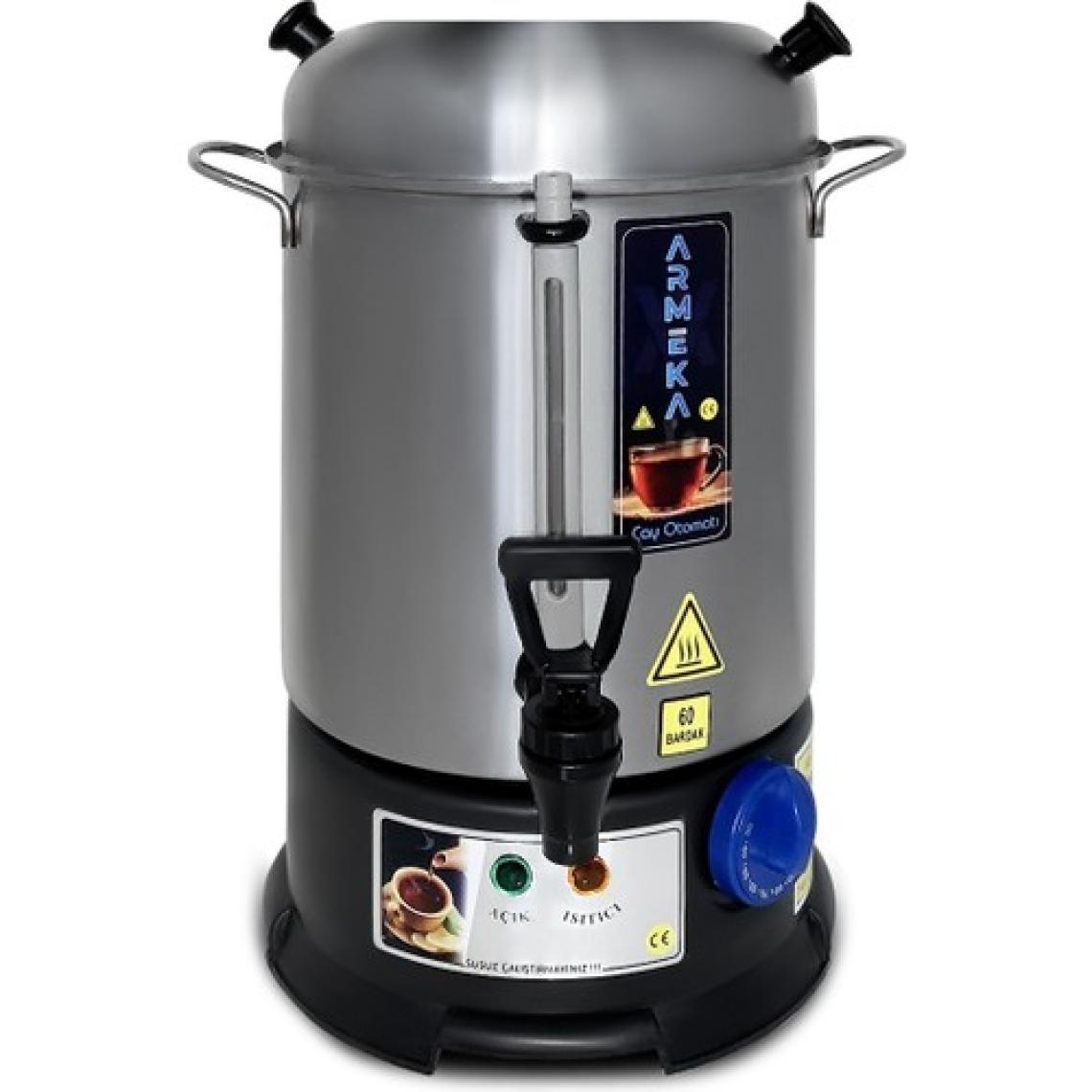 Armeka Elegance 6 Litre Elektrikli Çay Makinesi Çay Otomatı Semaver Sanayi Tipi