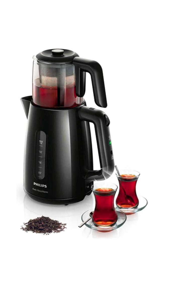 Philips HD7301/00 Daily Collection Çay Makinesi, 1700 W, 1,9 L Su Isıtıcısı, Otomatik Sıcak Tutma, Cam Demlik,