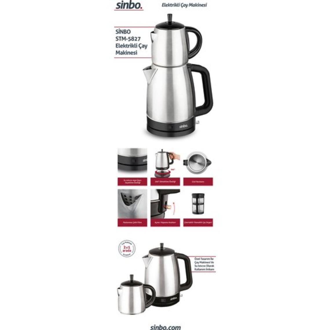 Sinbo STM-5827 Çay Seti