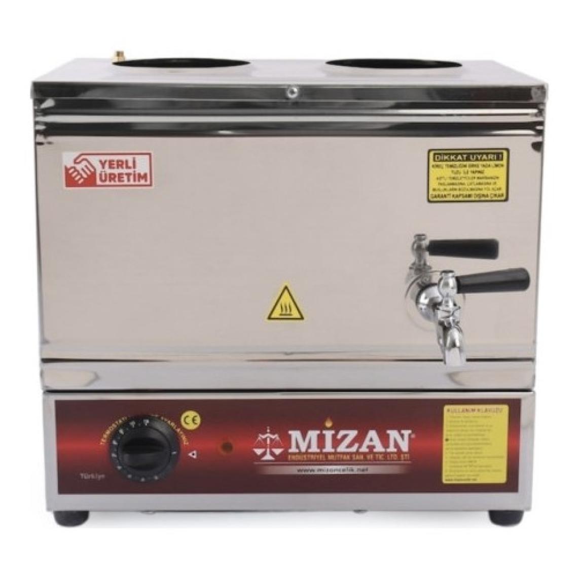 mizan Çay Semaveri Çay Kazanı 19LT Elektrikli 2 Hazneli (Demlik Dahil Değildir)