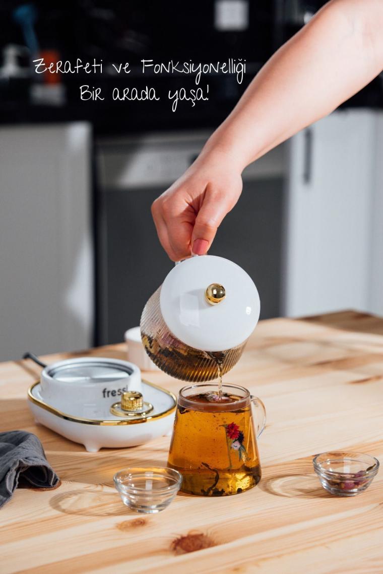 Fressi YSB-GC03 Venice Beyaz Kettle