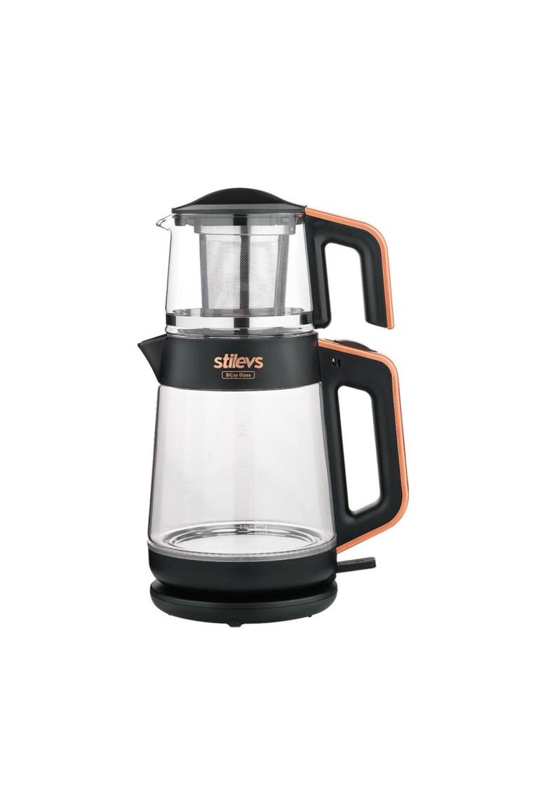 Stilevs Biçay Glass 1900 W Cam Demlikli Çay Makinesi