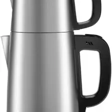Karaca Tea Break İnox Siyah Çelik Su Isıtıcı & Çay Makinesi