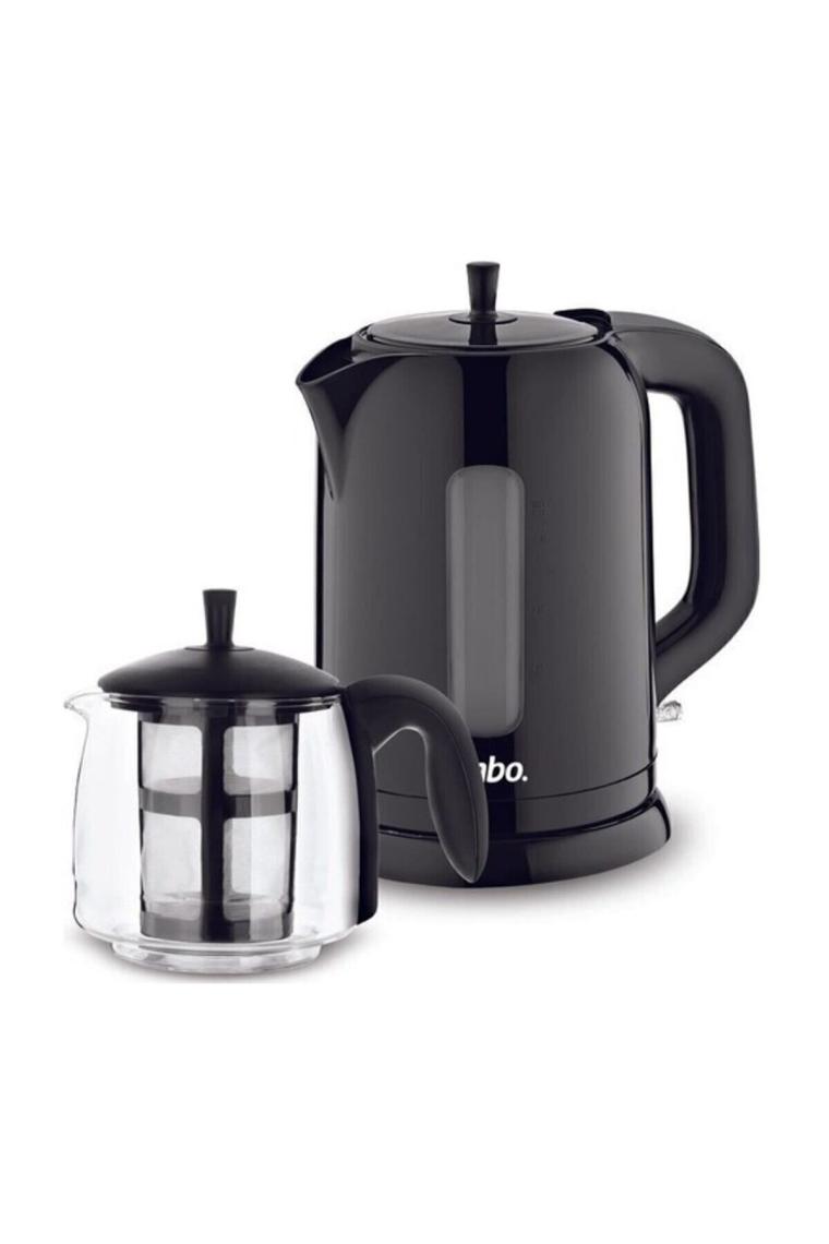 Sinbo STM-5830 Cam Görünümlü Plastik Demlik Çay Makinesi - Siyah - 1,7 lt